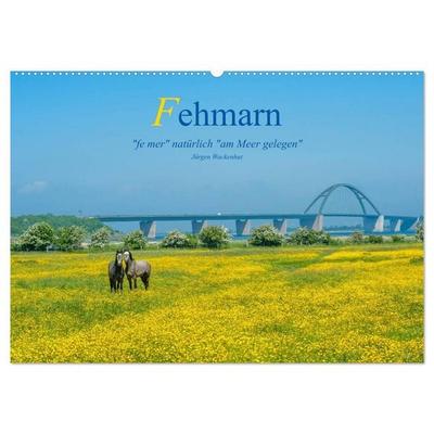 Fehmarn - 'fe mer' natürlich 'am Meer gelegen' (Wandkalender 2026 DIN A2 quer), CALVENDO Monatskalender