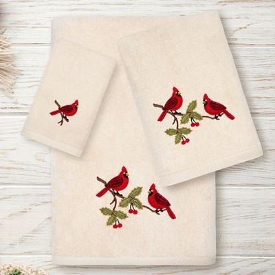 Linum Home Textiles Llc Cardinal Bath Towel Set Bath Hand Fingertip, Bath Hand Fingertip, Beige