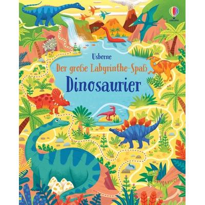 Der große Labyrinthe-Spaß: Dinosaurier, Taschenbuch von Sam Smith, Usborne, 978-1-78941-745-6