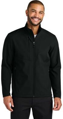 Port Authority J720 C-FREE Core Soft Shell Jacket in Deep Black size Medium   Polyester
