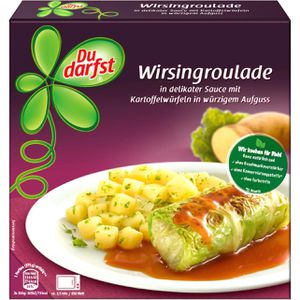 Du-darfst Fertiggericht Wirsingroulade, mit Kartoffelwürfel, 375 g