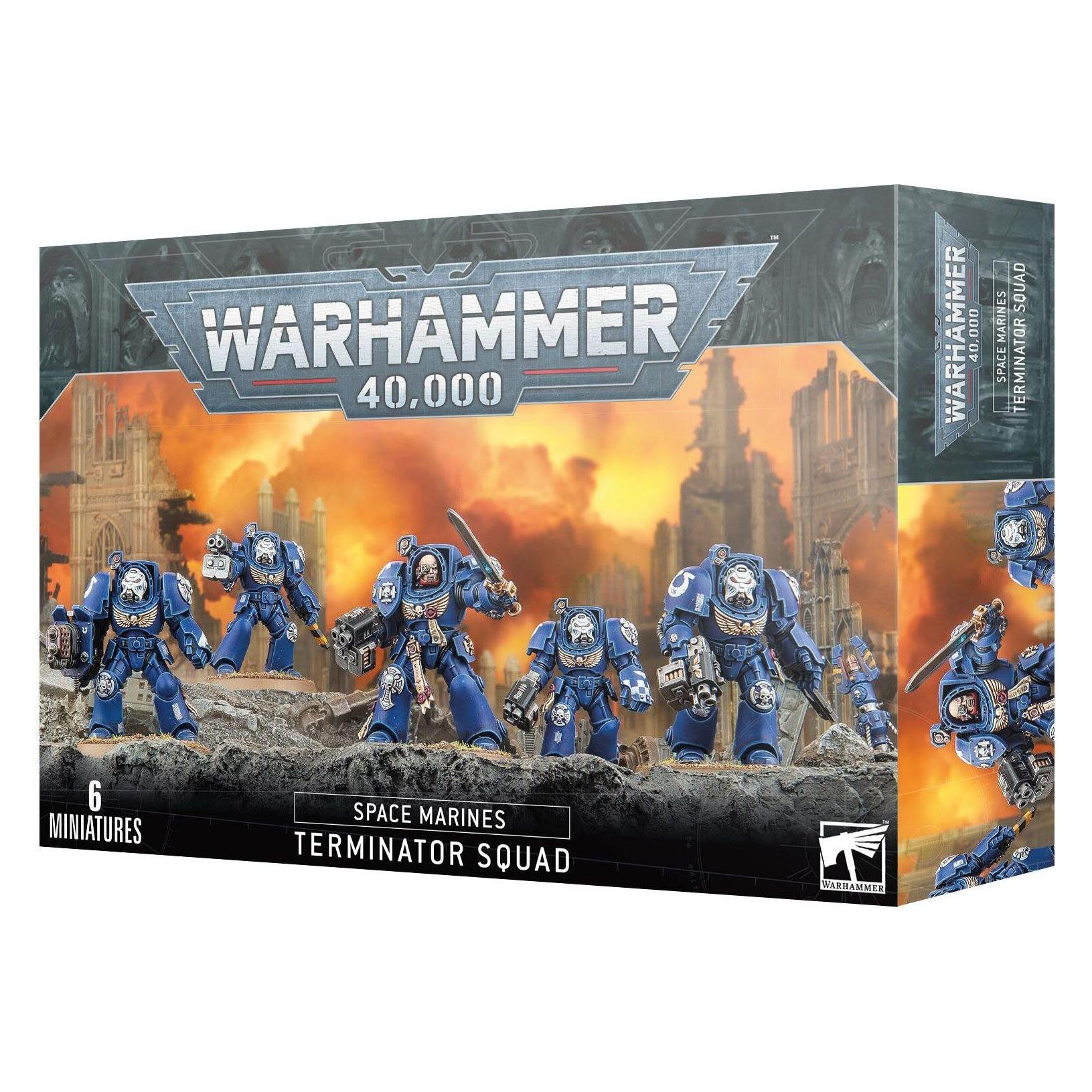 Games Workshop Warhammer 40k - Space Marines Escouade de Terminators (Kunststoff) (99120101398)