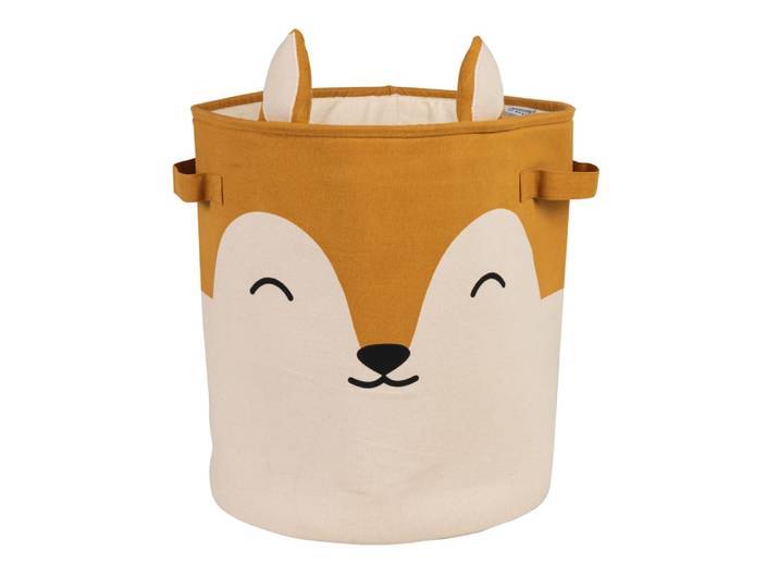 Aufbewahrungssack, Fuchs, orange, weiß und schwarz