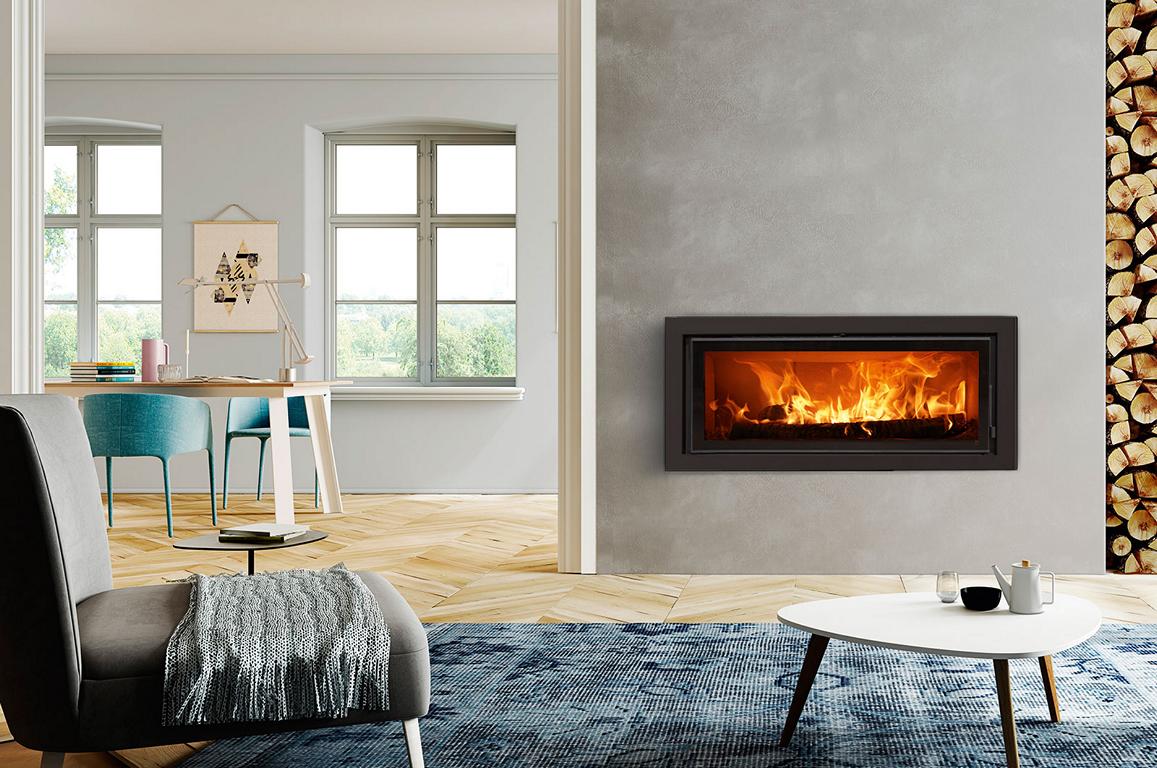 PANADEROAB Kamineinsatz 101-S, 8 kW EcoDesign, Energie Label A+ 16896982