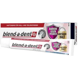 blend-a-dent Plus Haftcreme, Frischer Geschmack, mit Barriere gegen Speisereste 40 g