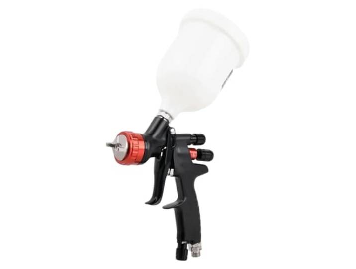 Metal Sprayer Lackierpistole Luftspray, 1,3 mm Düse, 600 cc, Kunststoffbecher, Autolackspray, Autolack, Karosseriereparaturfarbe, Sp