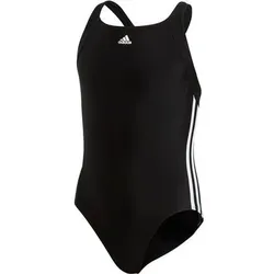 ADIDAS Mädchen Badeanzug "Essence Core 3S", Größe 128 in Schwarz Schwarz