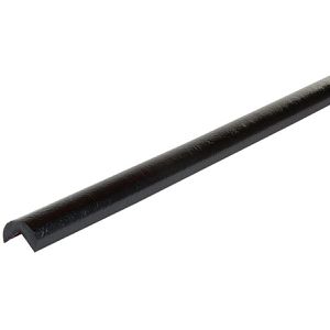 Knuffi Schutzprofil Typ A, Kreis, PA-10210, selbstklebend, 1m Länge, schwarz, 40 x 40mm, Eckenschutz