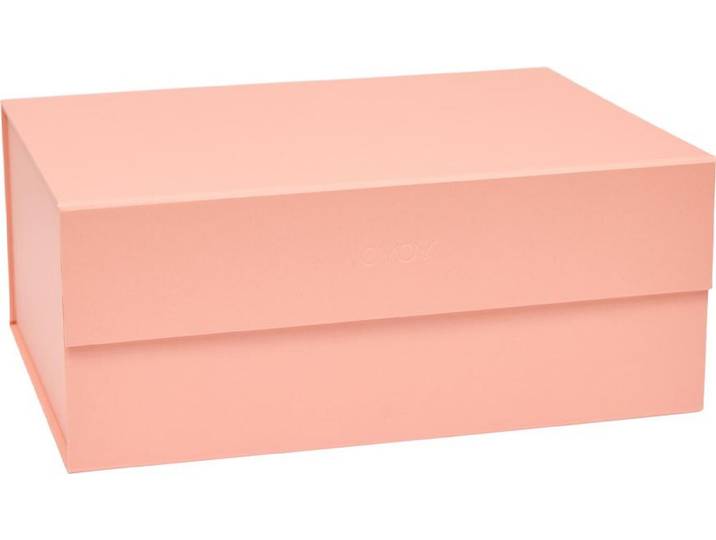 OYOY LIVING Boîtes de rangement L33 x W25 x H15 Rose