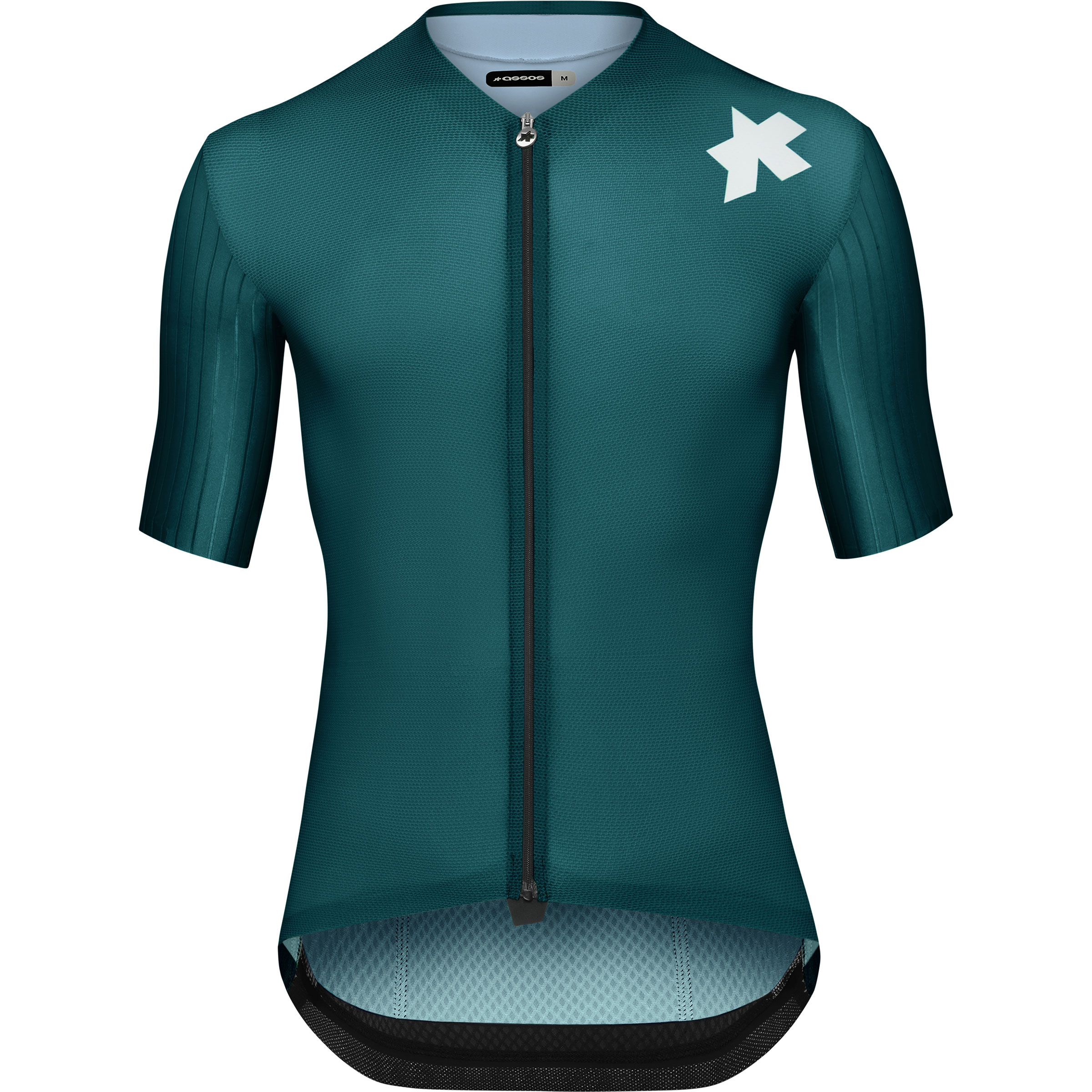 Assos Equipe RS S11 Trikot Herren Radtrikots tuerkis Größe S Rennrad | Gravel Elastisch