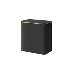 Wäschekorb   ¦ schwarz ¦ Polyester ¦ Maße (cm): B: 60 H: 70,5