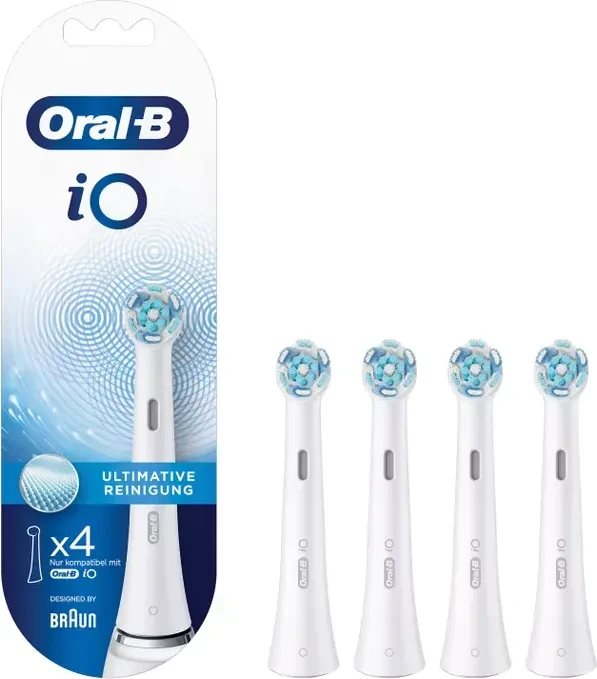 Oral-B Aufsteckzahnbürste 8700216195027 / iO Ultimative Reinigung 4-Pack Weiß