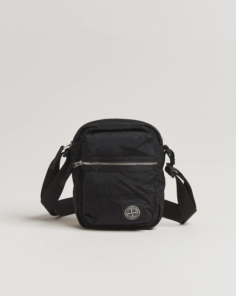 Stone Island Nylon Metal Shoulder Pouch Black men One size Sort
