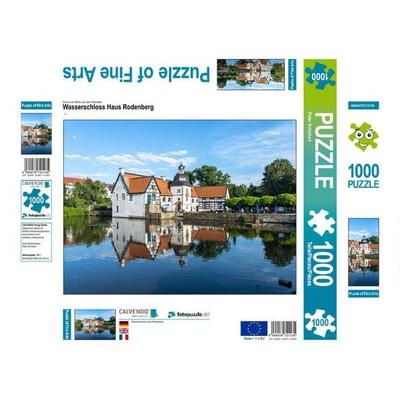 CALVENDO Puzzle Wasserschloss Haus Rodenberg | 1000 Teile Lege-Größe 64x48cm Foto-Puzzle für glückliche Stunden