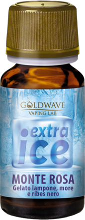 Goldwave Monte Rosa Extra Ice Aroma Concentrato 10ml Gelato Lampone Mora Ribes Ghiaccio