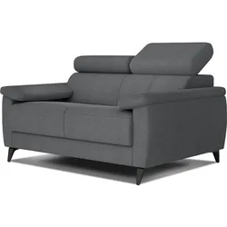 SOFA TAUNUS 2-Sitzer, dunkelgrau