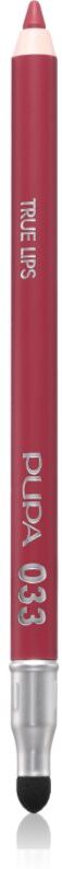 PUPA Milano True Lips contour lip pencil shade 033 Bordeaux 1.2 g
