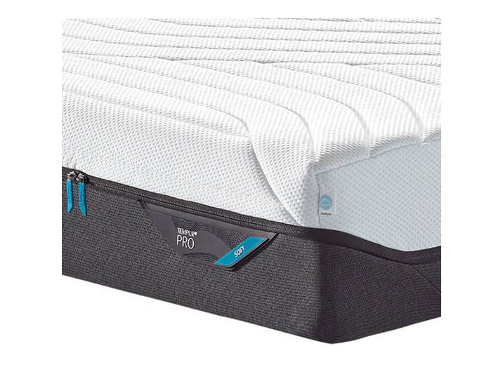 Tempur Matratze Pro® Coolquilt, Anthrazit, Weiß, 180x200 cm, Über- und Sondergrößen erhältlich, Bezug abnehmbar/waschbar, alternative Größen erhältlich, Schlafzimmer, Matratzen Shop, Matratzen, Viscoschaummatratze