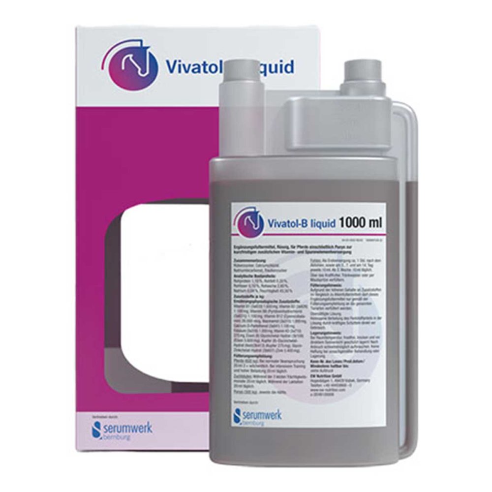 Serumwerk Bernburg AG Vivatol-B Liquid Ergänzungsfuttermittel für Pferde 19536915