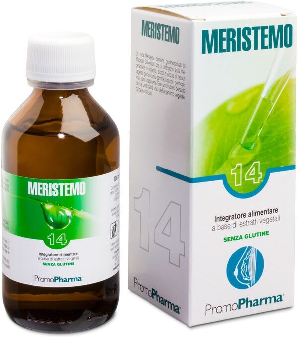PROMOPHARMA SpA Meristemo 14 - Gocce 100ml, Integratore Naturale per Energia e Vitalità