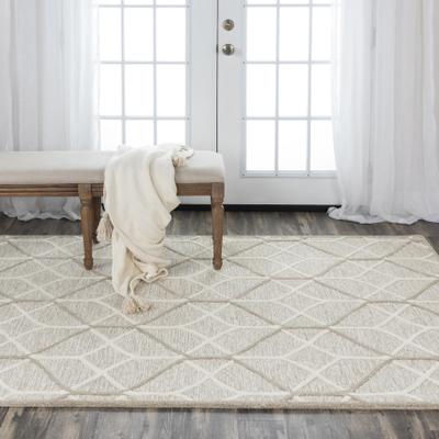 NAVATEXTURA Ava Geometric Hand-tufted Wool Rug