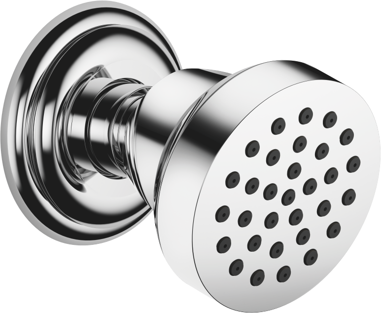 Dornbracht douche latérale 28518360-00 sans réglage de volume, chrome