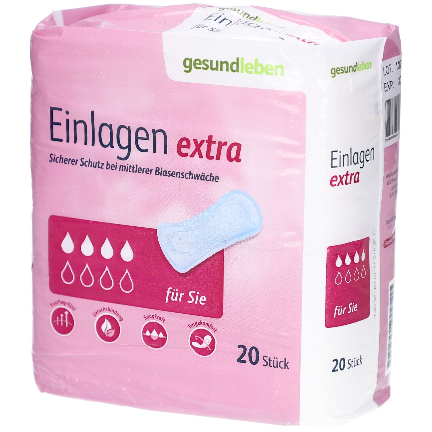 Gesund Leben Einlagen extra 20 St