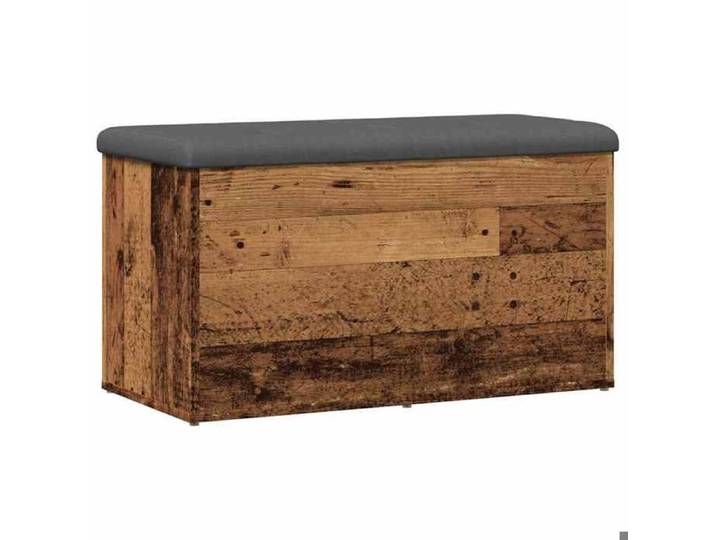 FAF-NEUF* Banc d'entrée Banc de rangement - vieux bois - 82x42x45 cm - bois d'ingénierie JUIN296420