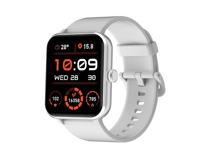 Blackview R50 Montre connectée écran de 1,85 pouces, autonomie de 25 jours, moniteur de fréquence cardiaque et de sommeil, appels Bluetooth, plus de 100 modes sportifs. Compatible Android/iOS