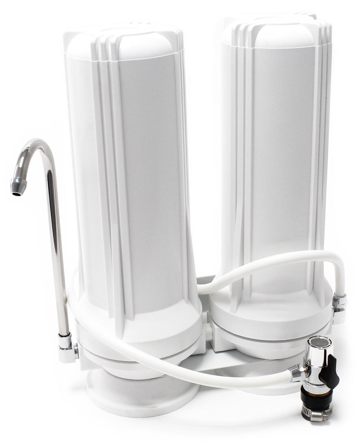 Dripio Tafelwaterfilter met 2-traps 0,5 µ + 5 µ filter, 254 mm