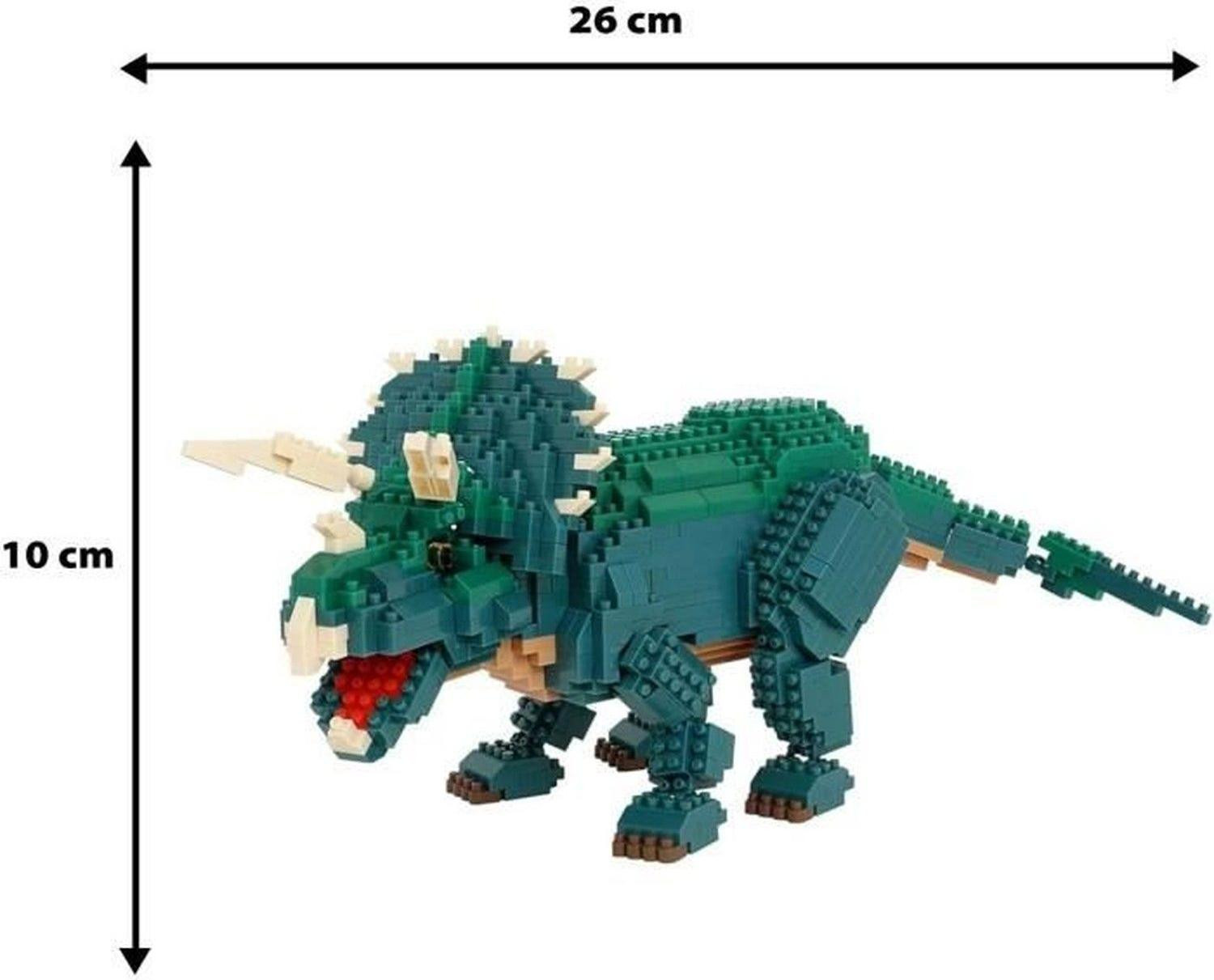 Bandai Nanoblock Triceratops Deluxe Brick Figure - 930 stuks
