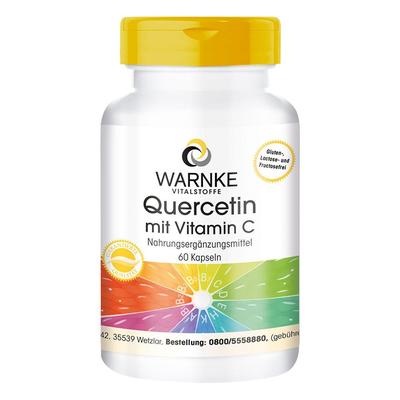 Quercetin MIT Vitamin C Kapseln 60 St