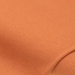 Sweatstoff "Basic" mit gerauter Innenseite, apricot-orange
