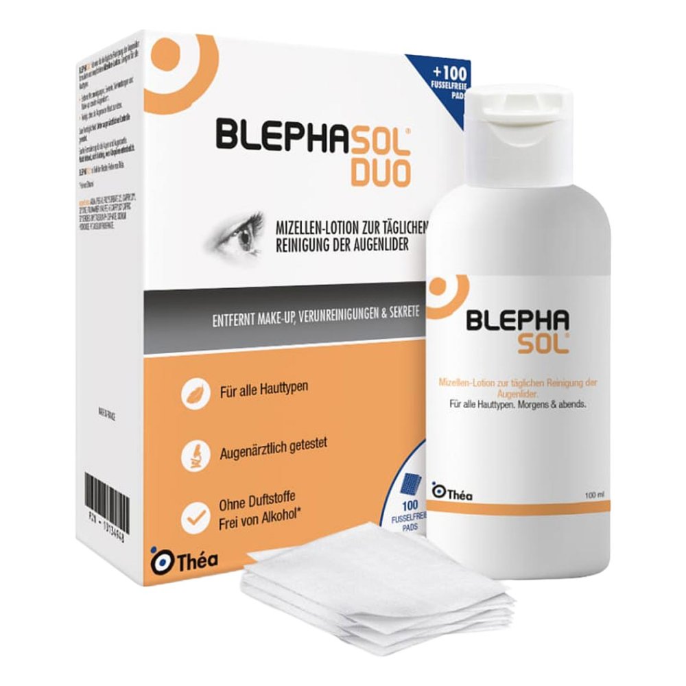 Thea Pharma GmbH Blephasol Duo 100 ml Lotion+100 Reinigungspads 10134948