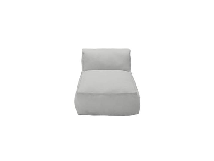 blomus Outdoor Chaiselongue -Grow- Loungemodul für Garten & Terrasse, wetterfest & UV-beständig Farbe Cloud Bouclé Relaxmodul ohne Bodenplatte