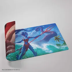 Gamegenic Magic: The Gathering Reality Fracture Double-Sided Playmat - Kiora of Salt and Sand / Kiora of Fire and Ashes