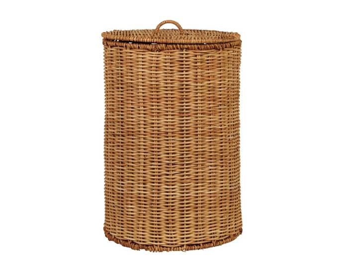 Bad-Abfalleimer aus Rattan