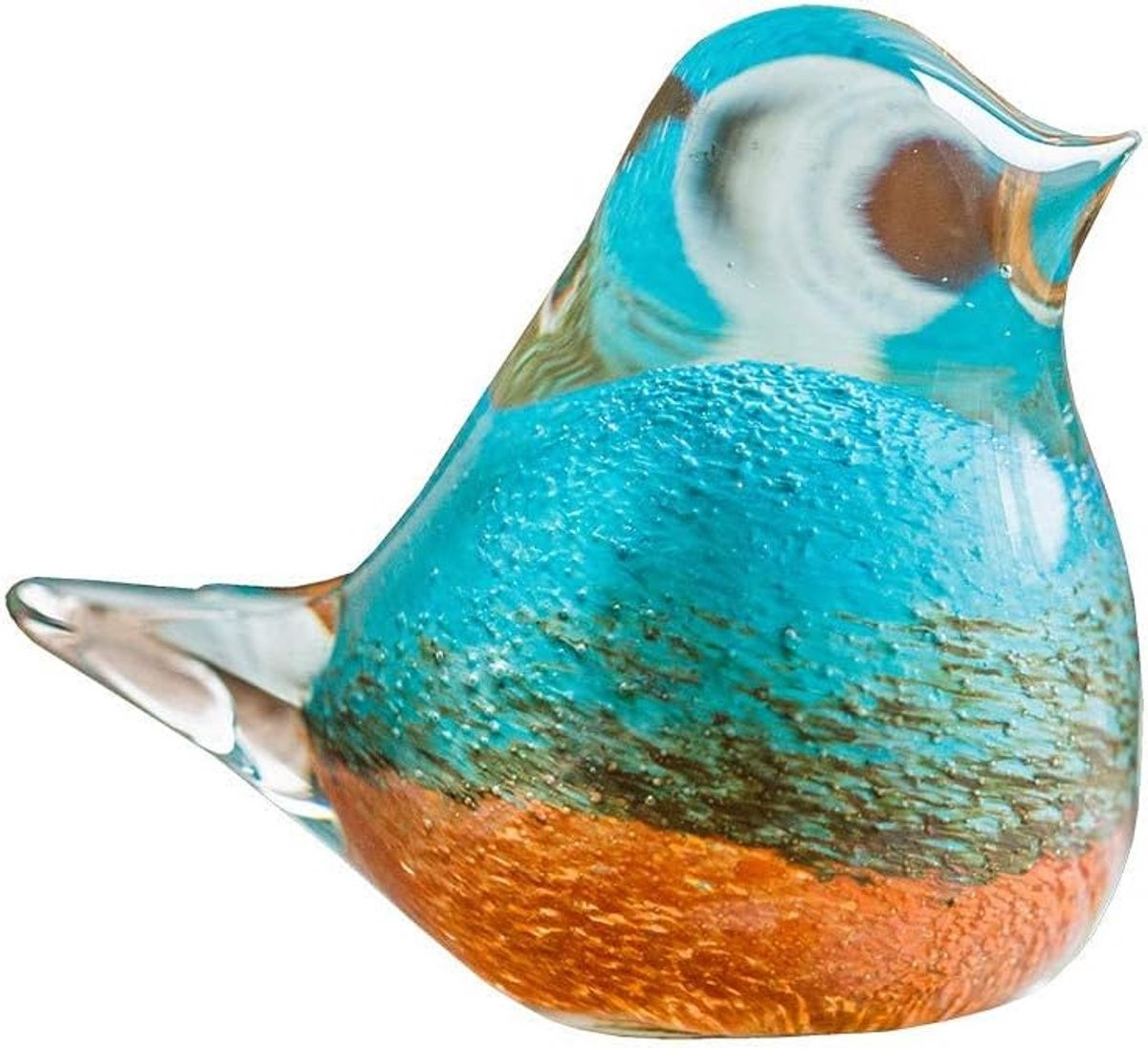Handgeblazen Glazen Vogel Ambacht - Feestelijk Glazen Ornament - Stijl 3