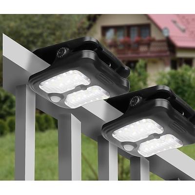 Solarbetriebenes intelligentes Licht mit Bewegungssensor, Mückenschutz, einstellbarer Helligkeit, energiesparend für Gärten, Terrassen und Parks im Freien