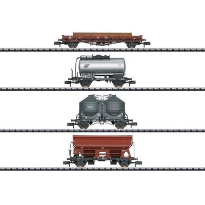 MiniTrix 18722 N 4er-Set Güterwagen der DB, MHI