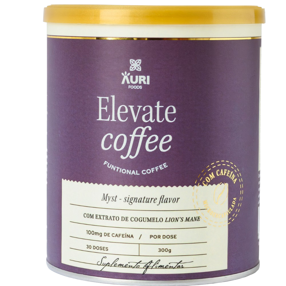 Aurifoods Elevate Coffee Food Supplement with Caffeine 300g Myst