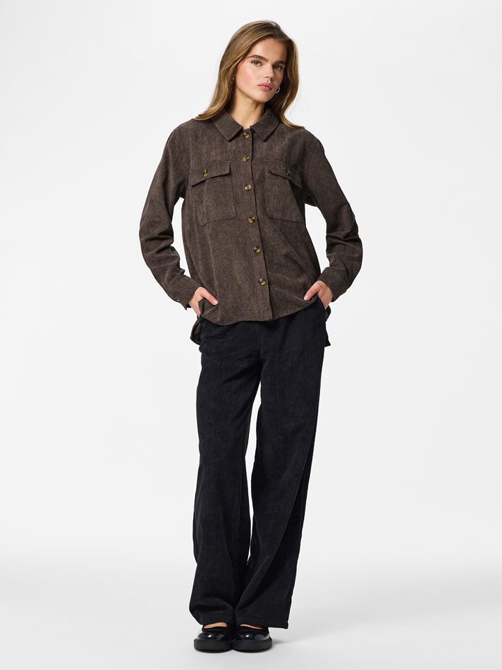 Pieces Hemd in Khaki - XS