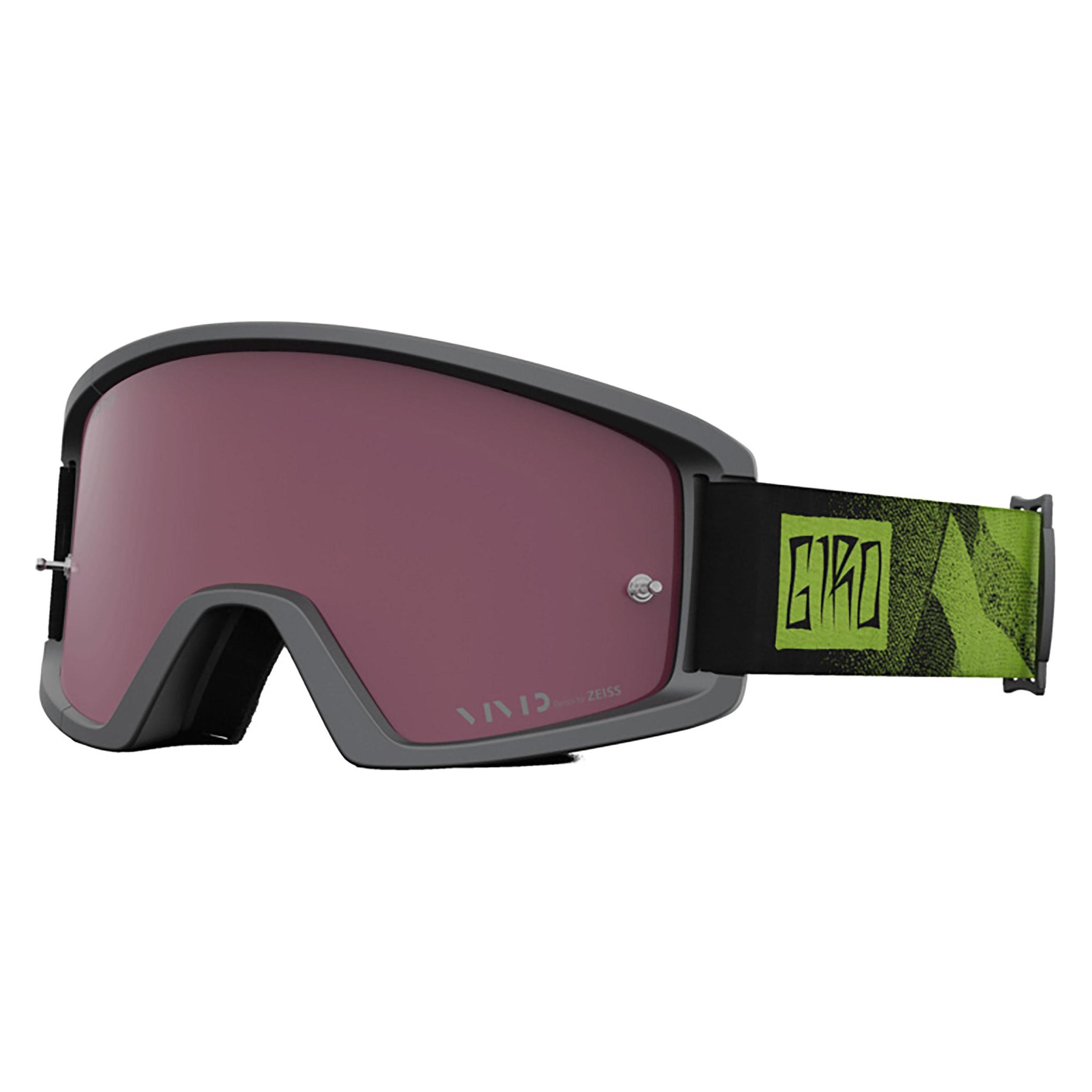 Giro Tazz Vivid MTB Goggle (ano lime, Black, Zeiss VIVID True Sight Polycarbonat Scheibe) (360190010207155456)