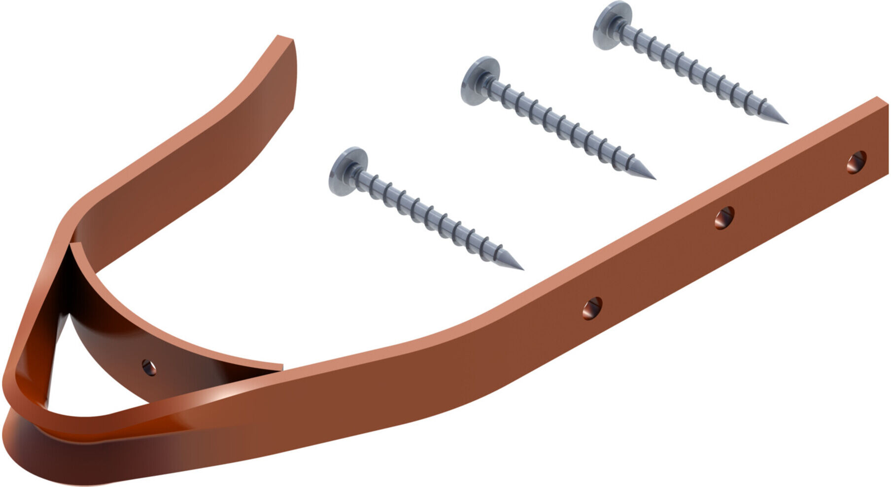 Layher Sicherheitsdachhaken flach rot (1049112)
