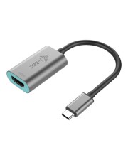I-Tec USB C auf HDMI Metal Adapter 1x 4K 60Hz Ultra HD kompatibel mit Thunderbolt Digital/Daten Digital/Display/Video (C31METALHDMI60HZ)