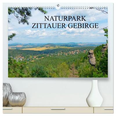 Naturpark Zittauer Gebirge (hochwertiger Premium Wandkalender 2027 DIN A2 quer), Kunstdruck in Hochglanz