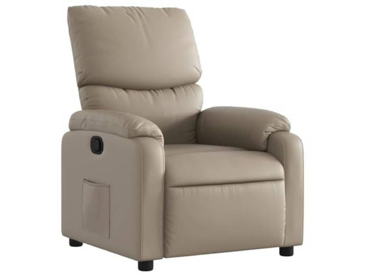Heofavd Relaxsessel mit Liegefunktion Kunstleder TV Sessel Braun