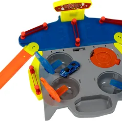 Fast Racing Autorennen-Spielset: 2 Autos, Loopings, Sound & Licht - Spannende Rennbahn für Kinder - Actionreiches Spielerlebnis mit Soundeffekten