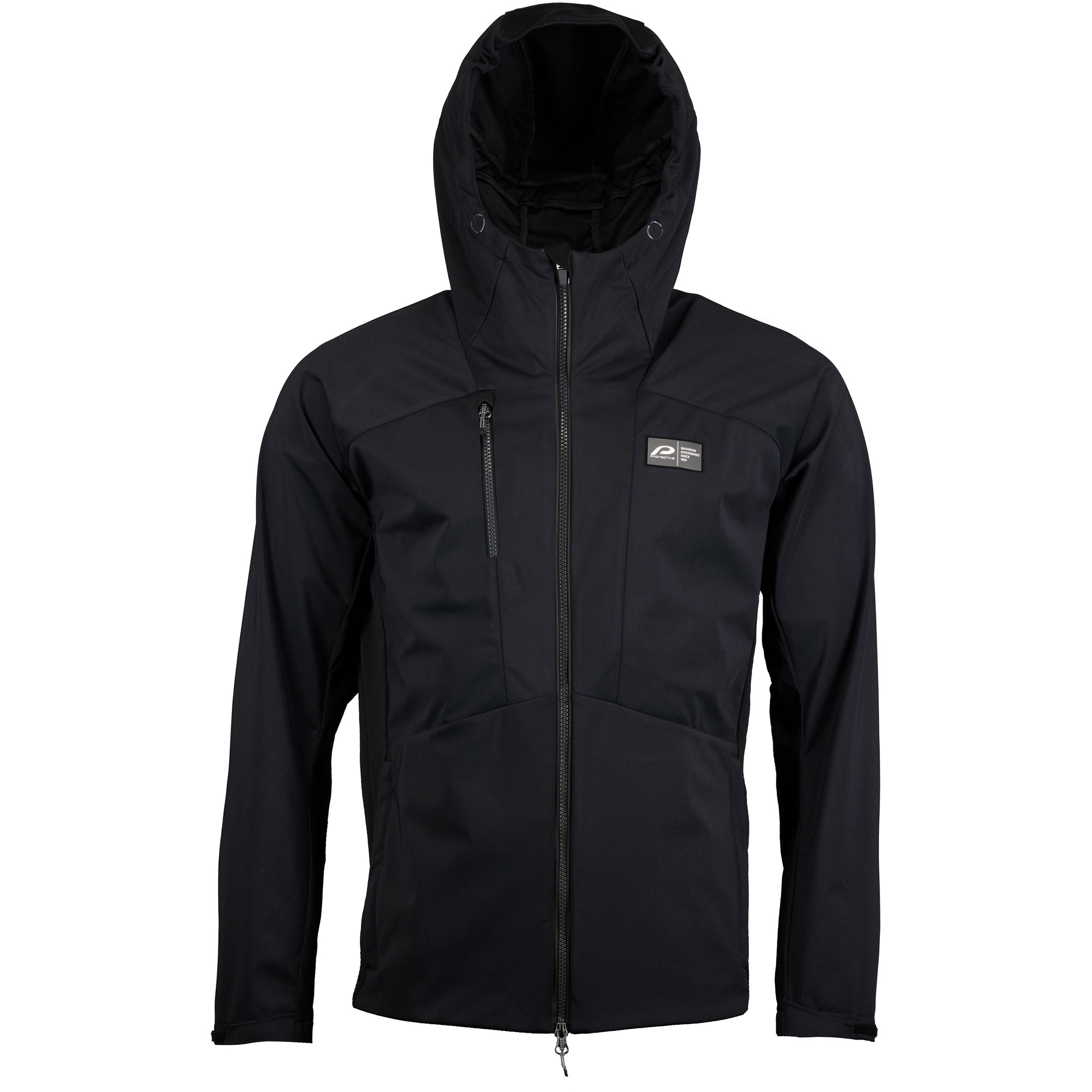 Protective Rock Herren Softshelljacke schwarz Größe 4XL Rennrad | Laufen Wasserabweisend Wasserabweisend