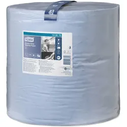 Tork 130070 Mehrzweck Wischtücher W1 37x34cm blau 37x34 cm, 1000 Abrisse/Rolle, 1 Rolle, geprägt